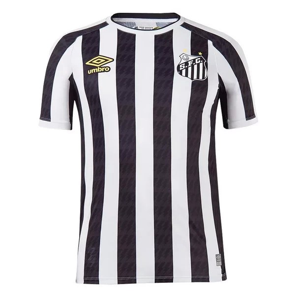 Tailandia Camiseta Santos 2ª 2021-2022 Negro Blanco